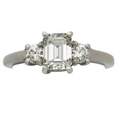 1.34Ct Diamond, 18k White Gold Ring - Contemporary Circa 2000 7