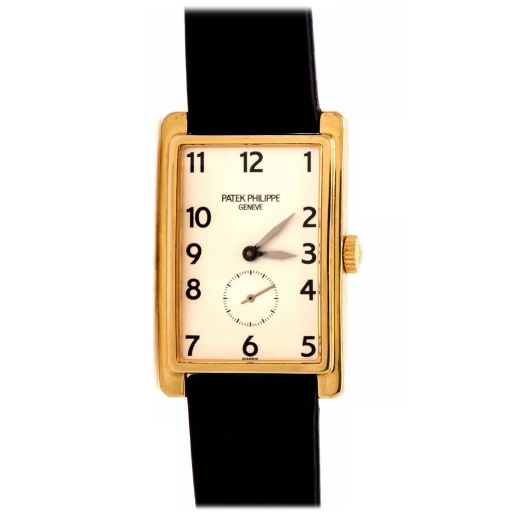 Patek Philippe Yellow Gold Gondolo Wristwatch Ref 5009