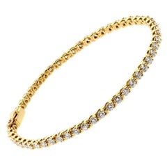 Cartier Diamond Gold Tennis Bracelet