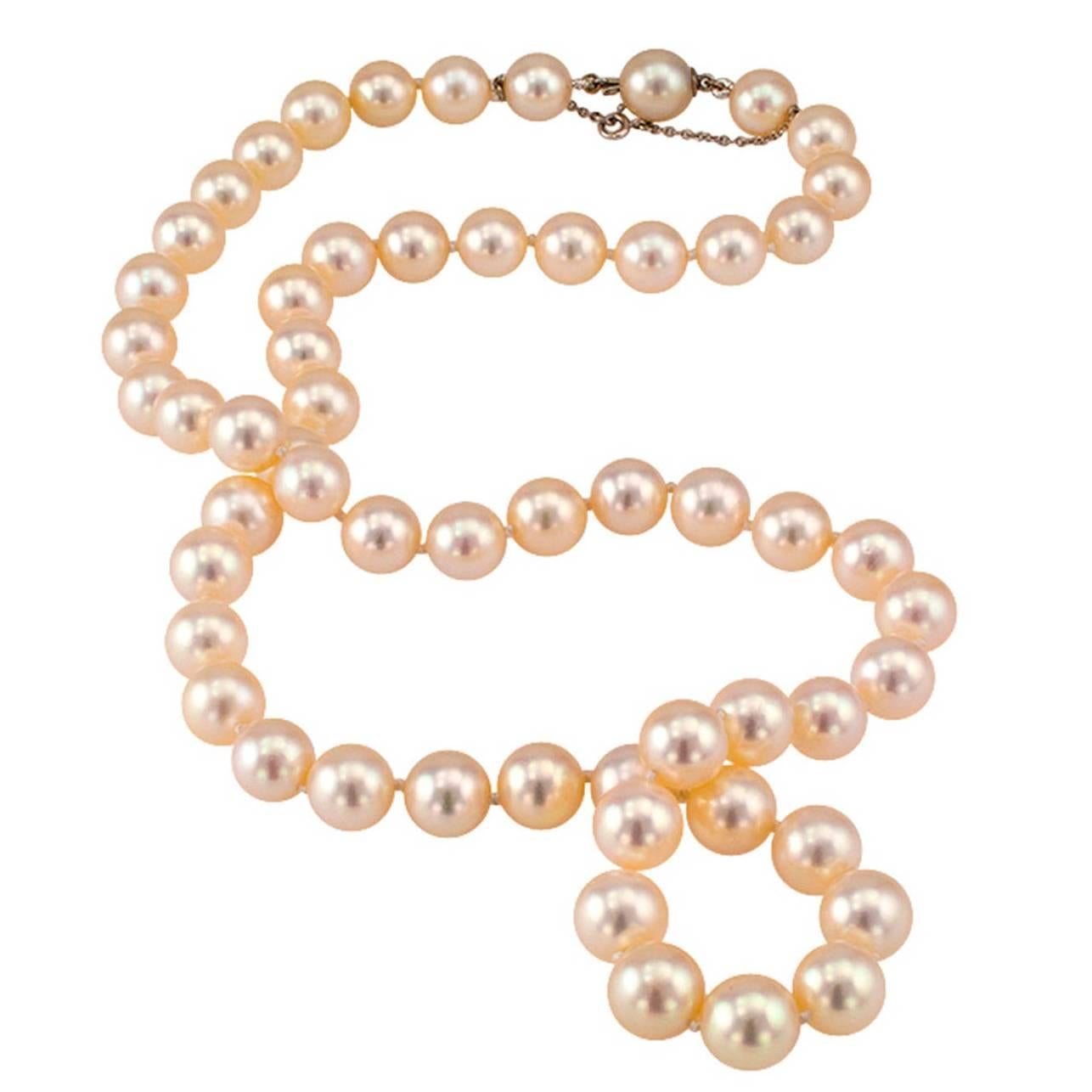 1960s Cultured Pearl Necklace
