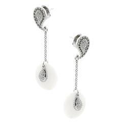 Carrera y Carrera Aqua Diamond Gold Earrings