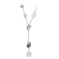 Carrera y Carrera Aquamarine Diamond Gold Lariat Necklace 9