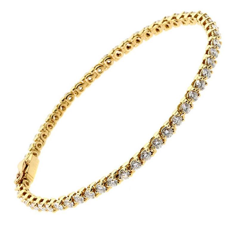 stem De gasten kapitalisme Cartier Diamond Gold Tennis Bracelet at 1stDibs | cartier tennis bracelets,  cartier diamond tennis bracelet, tennis bracelet cartier