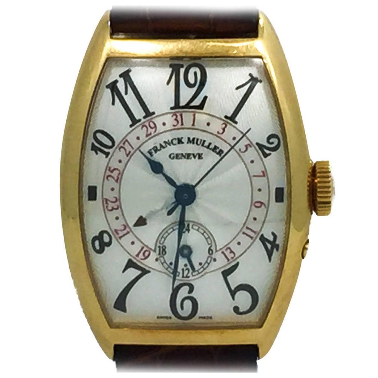 Franck Muller Yellow Gold Master Calendar Wristwatch Ref 5850 Q