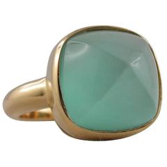 Jona Turquoise Quartz Rose Gold Ring 6
