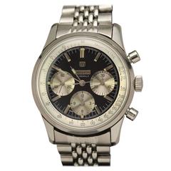 Million Stainless Steel Chronograph Wristwatch, circa 1960s 4