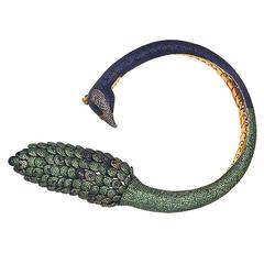 Magnificent Multi-color Peacock Necklace 1