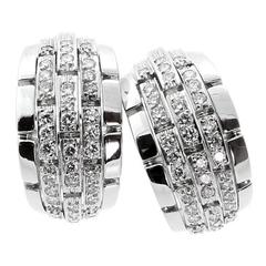 Cartier Diamond Gold Panthere Earclips 5