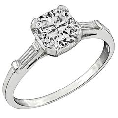 GIA 1.33ct Internally Flawless Diamond Engagement Ring