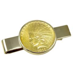 Tiffany & Co. Gold Indian Head Money Clip