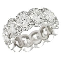 Stunning Diamond Gold Eternity Band Ring 2