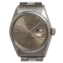 Rolex Stainless Steel Oyster Perpetual Date Wristwatch Ref 1500 circa 1969 10