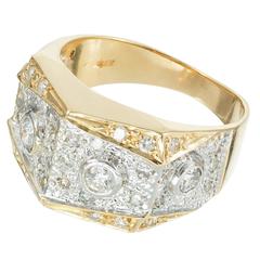 Diamond Gold Cocktail Ring