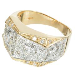 Diamond Gold Cocktail Ring 4