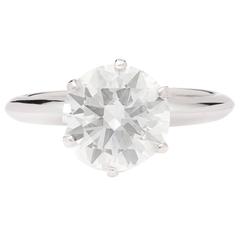 Tiffany & Co. GIA Cert 2::40 Karat Diamant Platin Solitär Ring