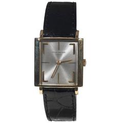 Vintage Patek Philippe Yellow Gold Square Wristwatch Ref 3405