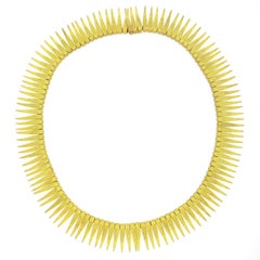 Vintage Gorgeous 1950s Gold Fringe Necklace