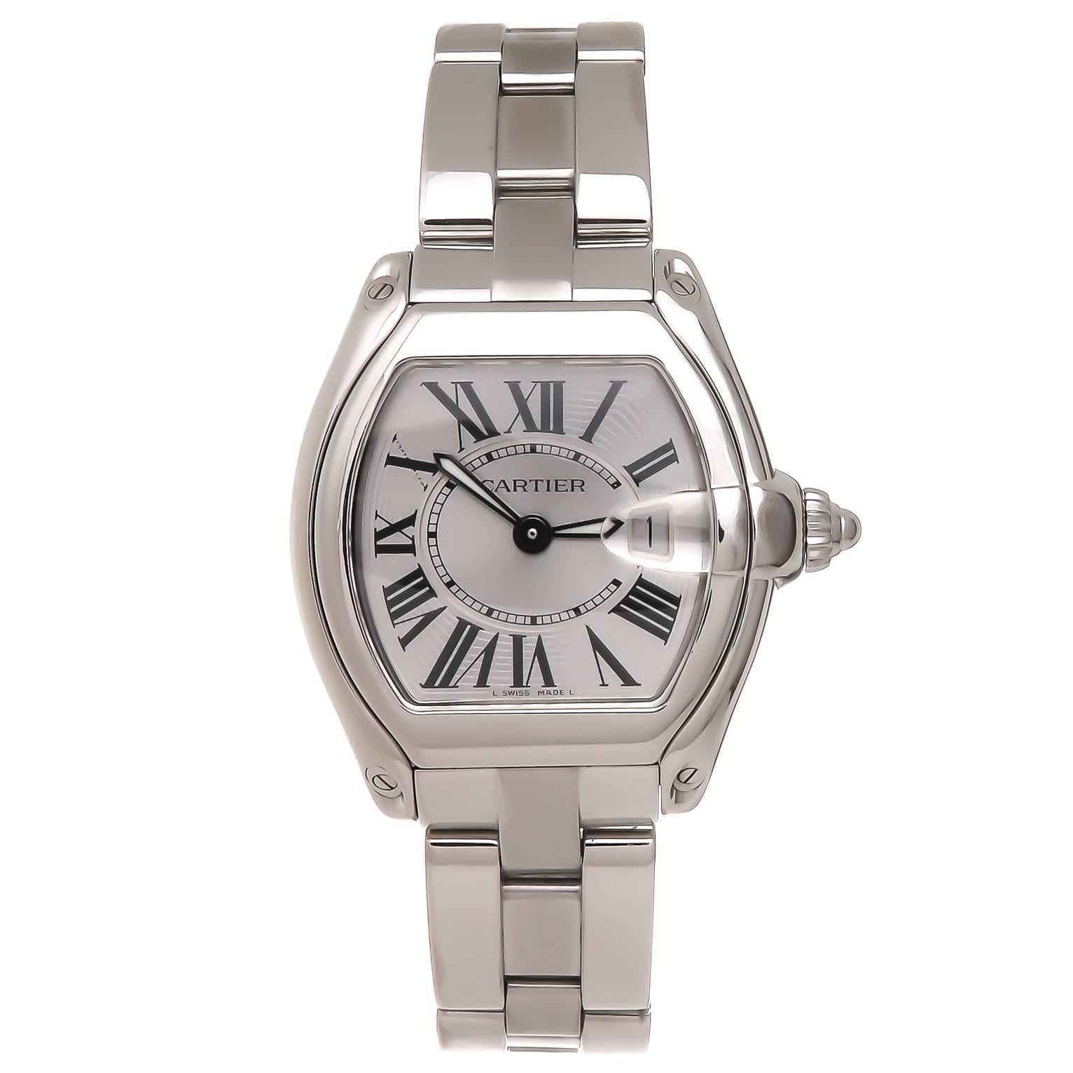 Cartier Lady's Stainless steel Roadster Quartz Wristwatch