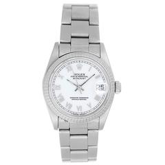 Rolex Stainless Steel Datejust Automatic Wristwatch Ref 68274 3