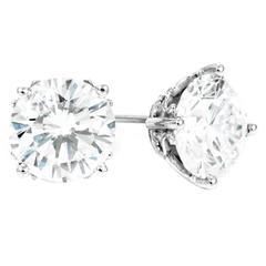 Peter Suchy Diamond Platinum White Gold Stud Earrings 10