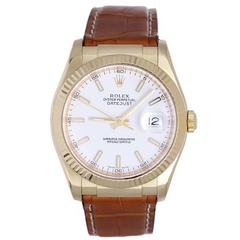 Rolex Yellow Gold Automatic Wristwatch Ref 116138 12