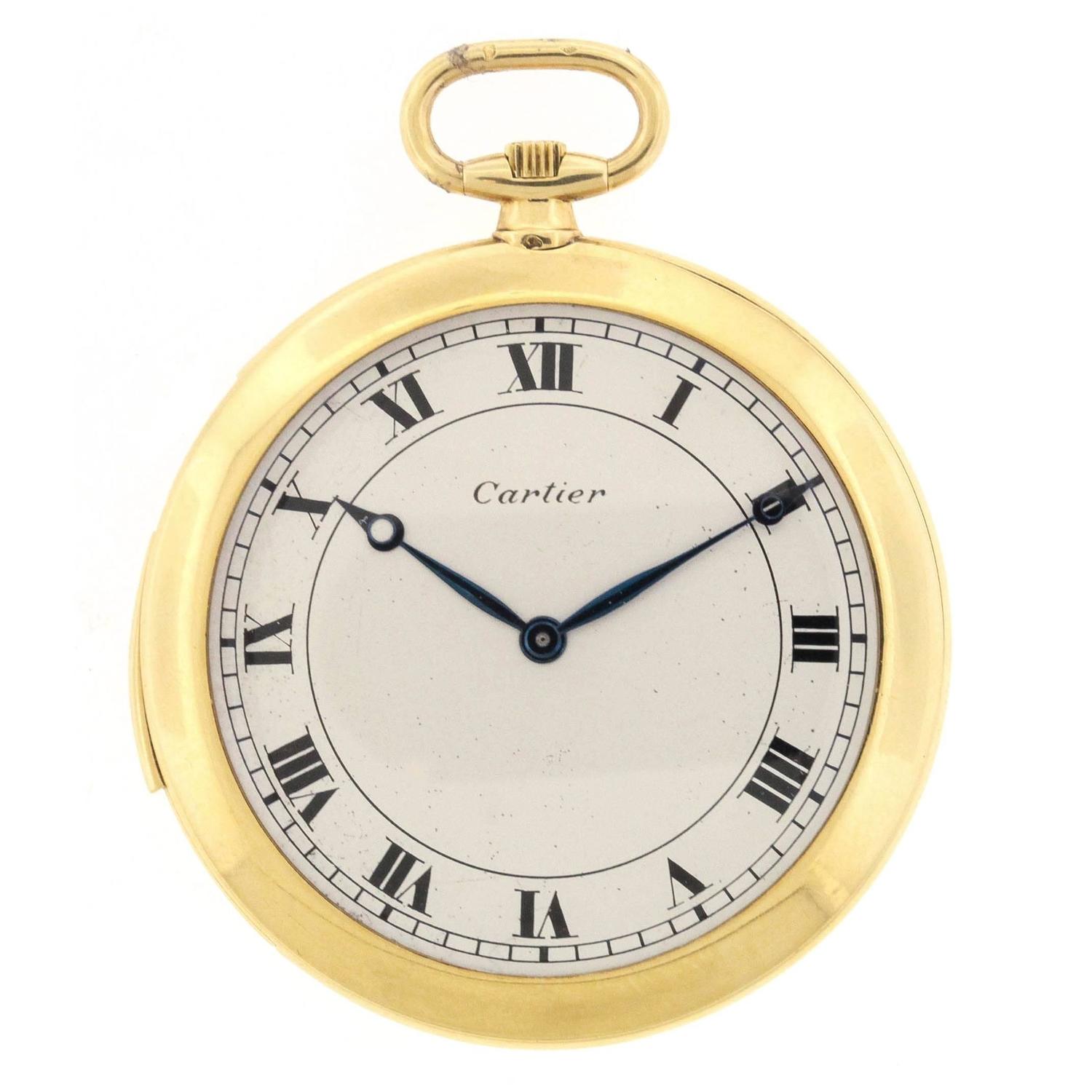 antique cartier pocket watch