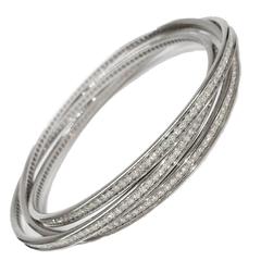 Cartier Diamond Gold Trinity Bracelet 1