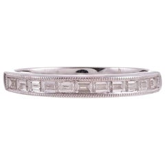 Baguette Diamond Half Eternity Band