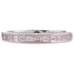 Baguette Diamond Half Eternity Band 4