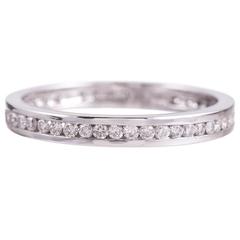 Channel Set Diamond Eternity Band 