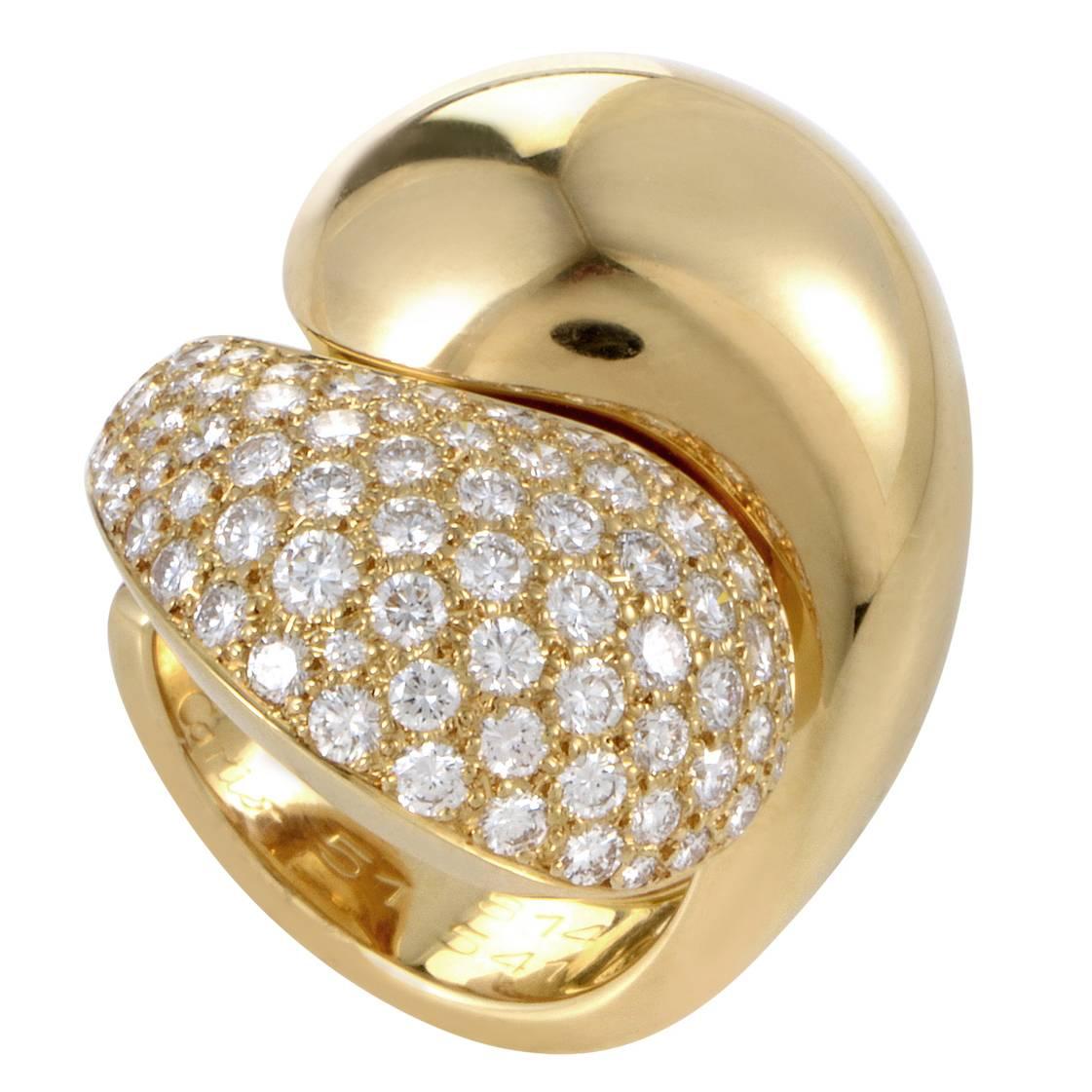 Cartier Le Yin et Le Yang Diamond Gold Ring