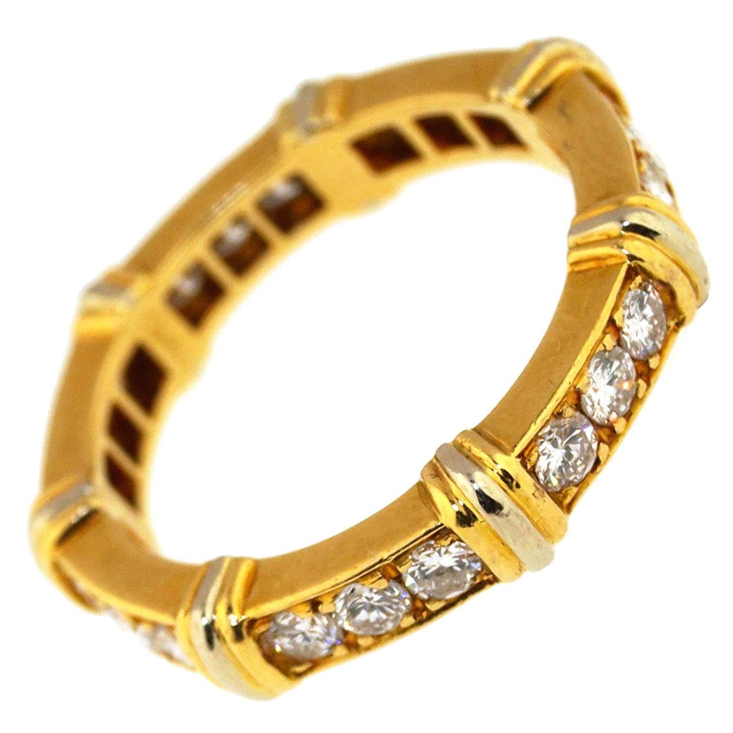 Vintage Cartier Diamond Band Ring For Sale at 1stDibs vintage cartier