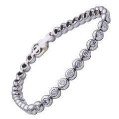 Tiffany & Co. Diamond Platinum Tennis Bracelet