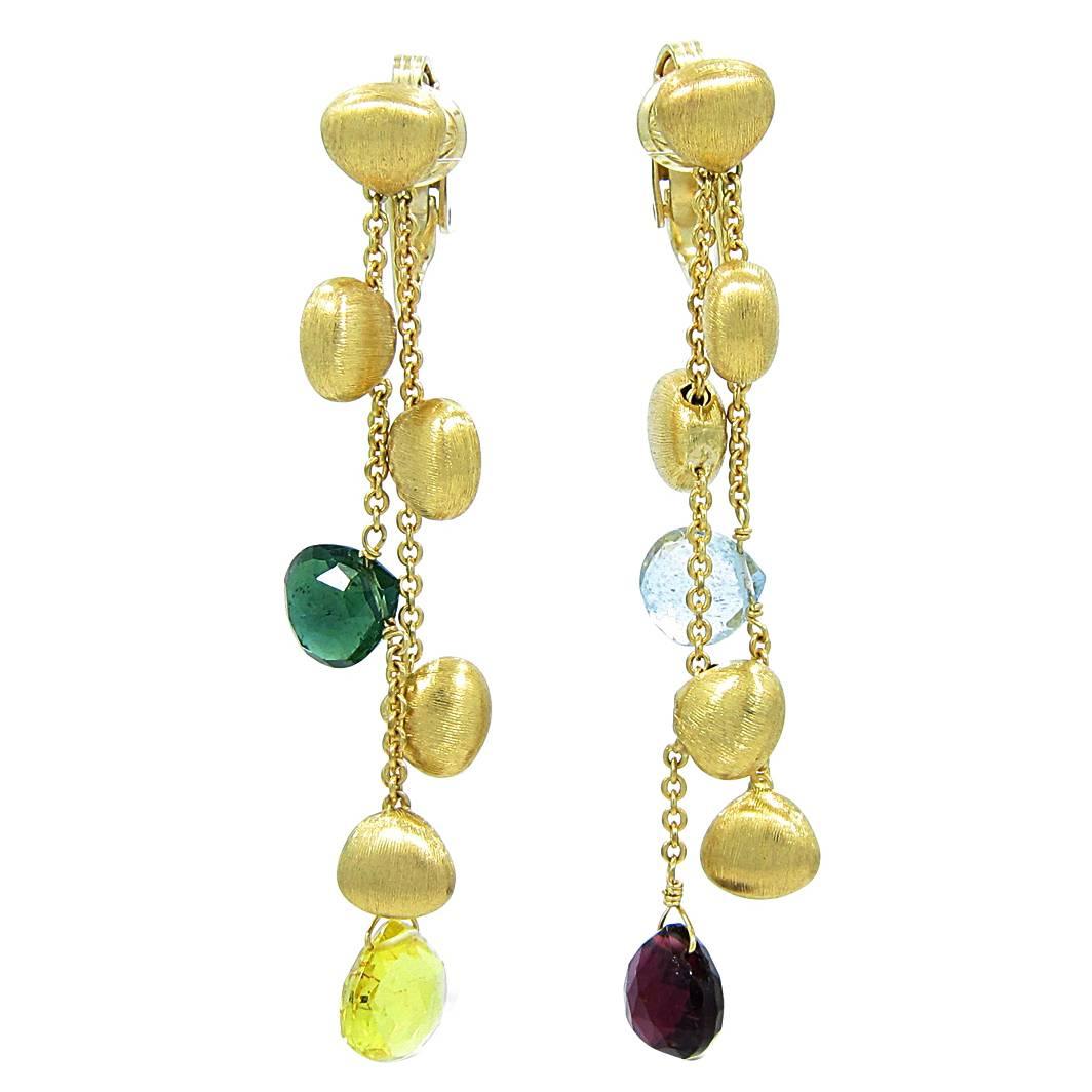 Marco Bicego Confetti Semi-Precious Gemstones Earrings For Sale
