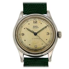 Ebel Stainless Steel Sport Wristwatch, 1950s 2