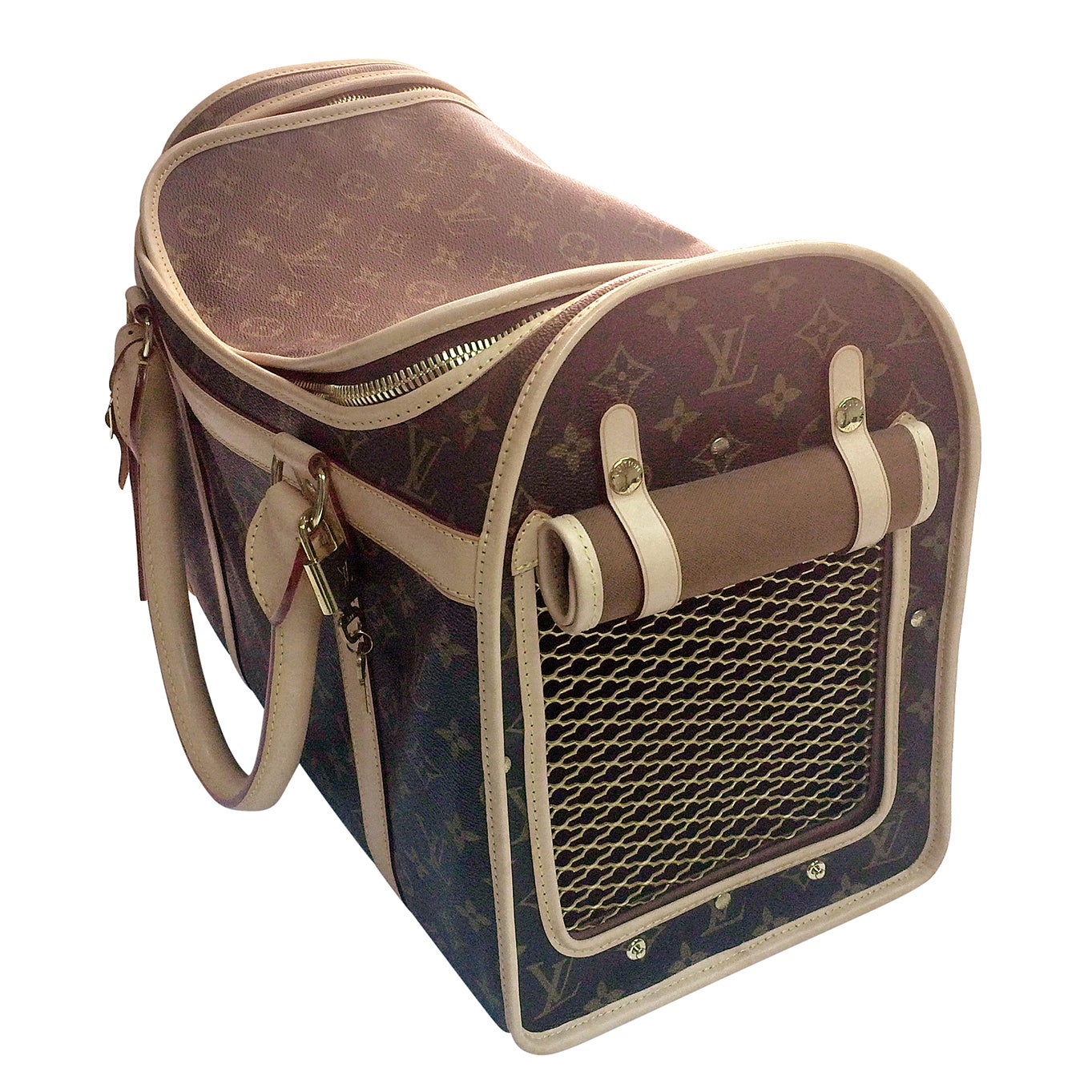 LOUIS VUITTON dog carrier bag / pet Carrier bag M40