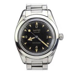 Retro Eberhard & Co. Stainless Steel Scientigraf Wristwatch