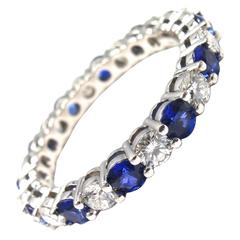 Tiffany
Co Diamond Sapphire Shared Setting 3mm Platinum Band Ring Tiffany
Co Diamond Sapphire Shared Setting 3mm Platinum Band Ring