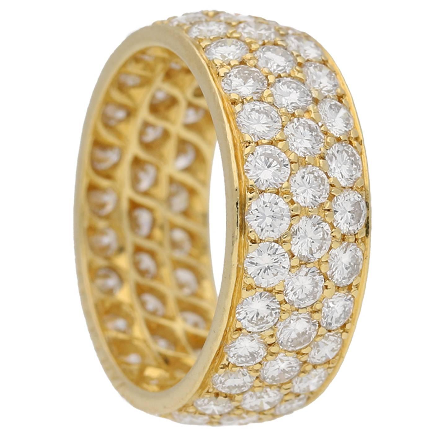 Van Cleef & Arpels diamond Gold Band ring