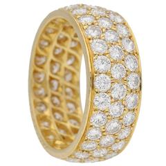 Van Cleef & Arpels diamond Gold Band ring 8