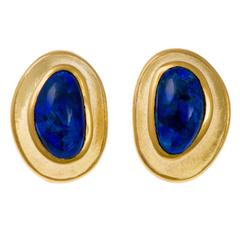 Retro Angela Cummings for Tiffany & Co Black Opal Earrings