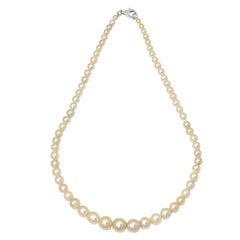 Vintage Natural Saltwater Pearl Necklace