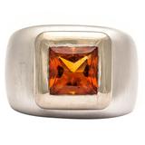 Heavy Citrine Ring