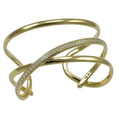 TIFFANY & CO. Swirl Diamond Gold Bracelet