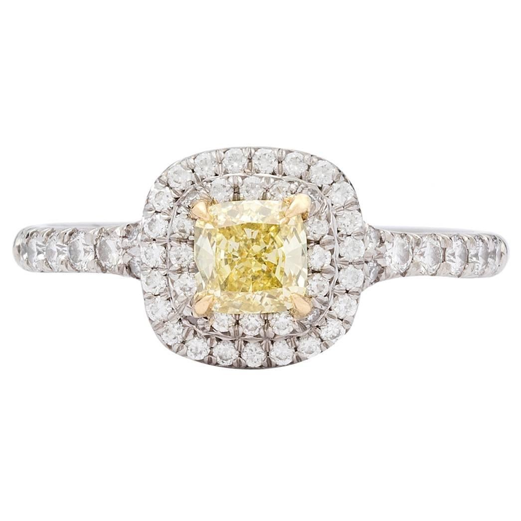 Tiffany & Co. Fancy Intense Yellow Diamond Ring