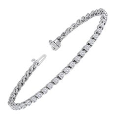 Bracciale Tennis in oro con diamanti da 4.97 carati