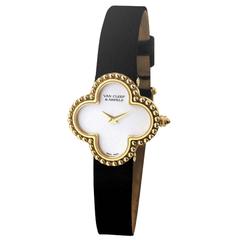 Van Cleef & Arpels Lady's yellow Gold Vintage Alhambra wristwatch