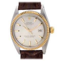 Rolex yellow gold Stainless Steel Datejust Wristwatch Ref 1601