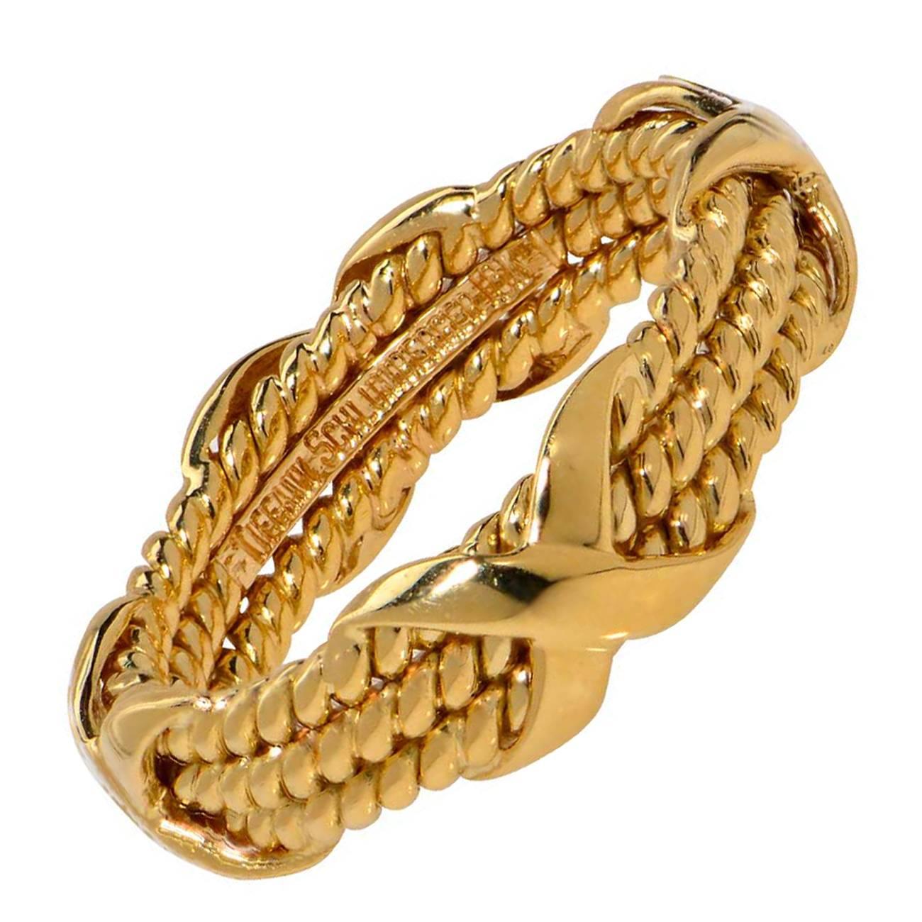 Tiffany & Co. Schlumberger gold band ring