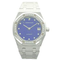 Audemars Piguet white gold Lapis Lazuli Dial Royal Oak Automatic Wristwatch